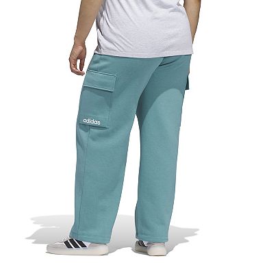 Plus Size adidas Essentials Linear Fleece Cargo Pants