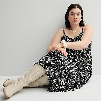 Juniors' Plus Size SO® Tiered Maxi Dress