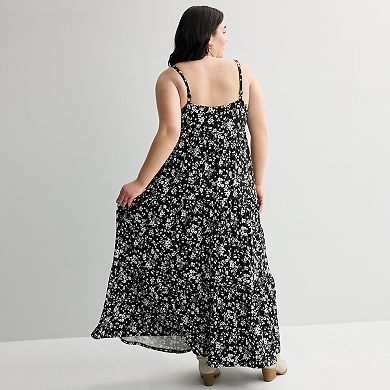 Juniors' Plus Size SO® Tiered Maxi Dress