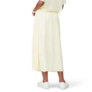 Women's Grey & Gray Crinkle Skirt