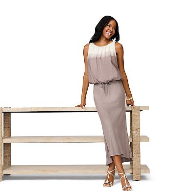 Women's Grey & Gray Bubble Hem Blouse