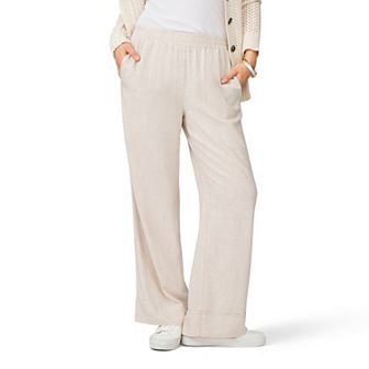 Women's Grey & Gray Cuffed Pull-On Pants