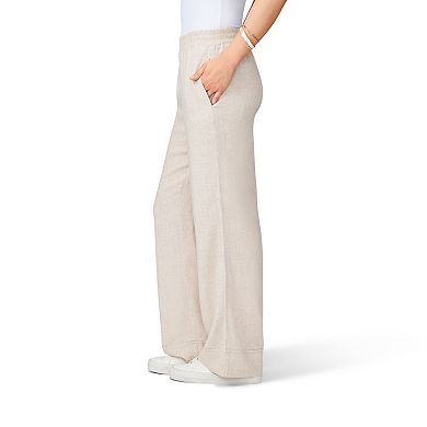 Women's Grey & Gray Cuffed Pull-On Pants