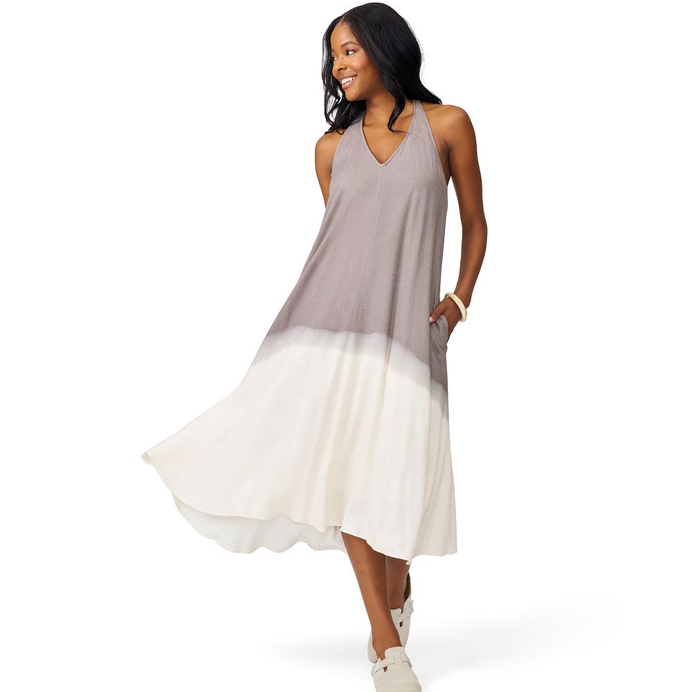 slim fit dress slacks Paneled Short Sleeve Split Neck Elasitc Waisted Asymmetrical Ruffled Mini Dress with Self Neck Tie