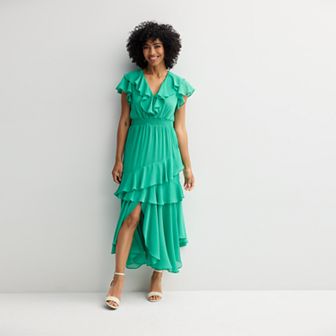 Women's Maison Tara Smocked Waist Tiered Maxi Dress