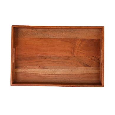 Mingle & Co. Rectangle Wooden Tray