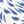 Blue White Floral