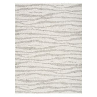 Nourison Modern Shag Stripes Area Rug