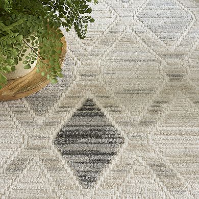 Nourison Serenity Home Geometric Area Rug