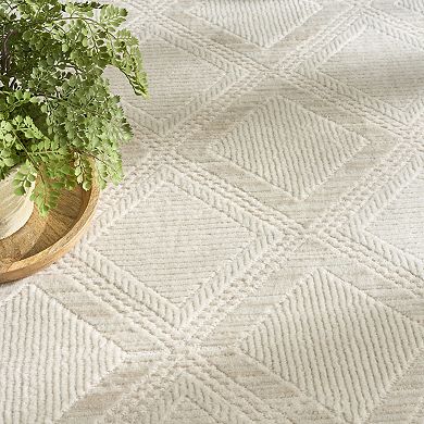 Nourison Serenity Home Diamond Area Rug