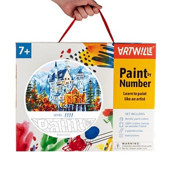 Artwille Paint By Number Kit Fabulous Castle