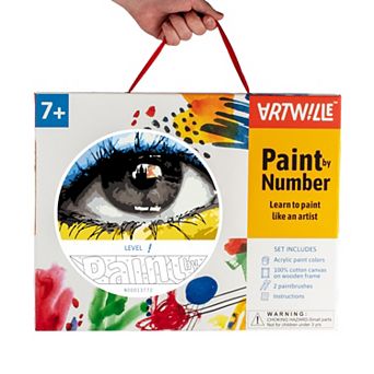 Artwille Paint By Number Kit Invincible Gaze