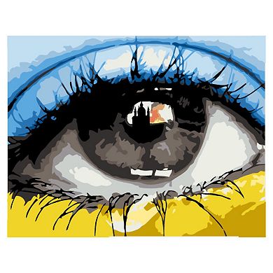 Artwille Paint By Number Kit Invincible Gaze