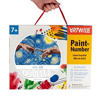 Artwille Paint By Number Kit Art In A Box