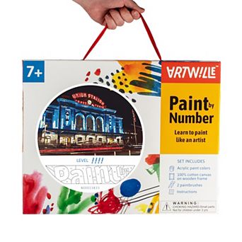 Artwille Paint By Number Kit Denver Union Station