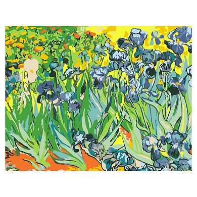Artwille Paint By Number Kit Irises