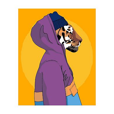 Artwille Paint By Number Kit Bright Tiger
