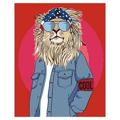 Artwille Paint By Number Kit Cool Lion