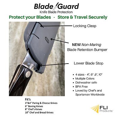 Blade Guard Secure Knife Blade Edge Protection Cover, Sheath 4PK