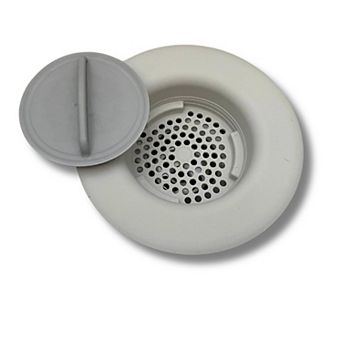 Flex Strainer Sink Strainer & Stopper 2-N-1 Fits Most 3.5” Drains & Disposals