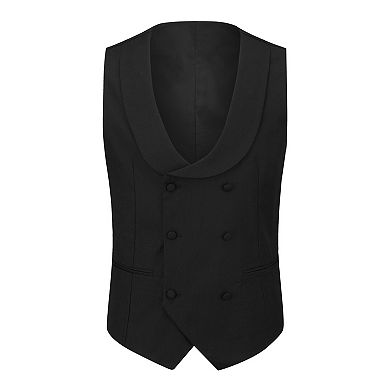 Men's 3 pc Tuxedo Suit Fashion Peaked Lapel Blazer Vest Pants Set