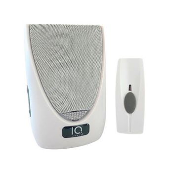 Battery Powered Wireless Door Bell Chime with Visual Alert, 6 Chime tones, 4 Volume Levels, 1 Button