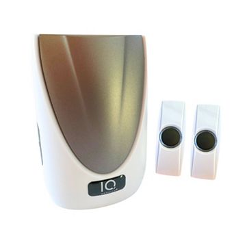 Battery Powered Wireless Portable Door Bell Chime Kit, 6 Chime Tones, 4 Volume Levels, 2 Buttons