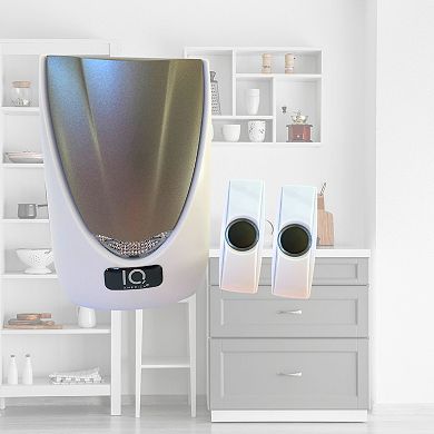 Battery Powered Wireless Door Bell Chime with Visual Alert, 6 Chime Tones 4 Volume Levels, 2 Buttons