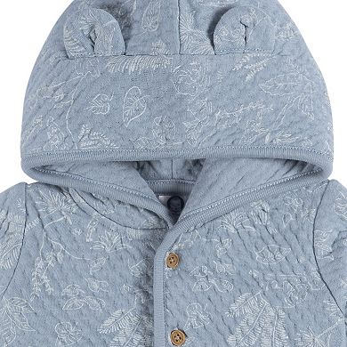 Baby Boy Just Born 2-Piece Quilted Sleep & Play Set