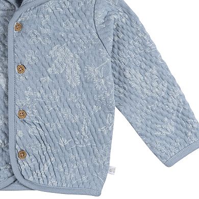 Baby Boy Just Born 2-Piece Quilted Sleep & Play Set