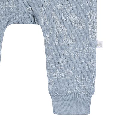 Baby Boy Just Born 2-Piece Quilted Sleep & Play Set
