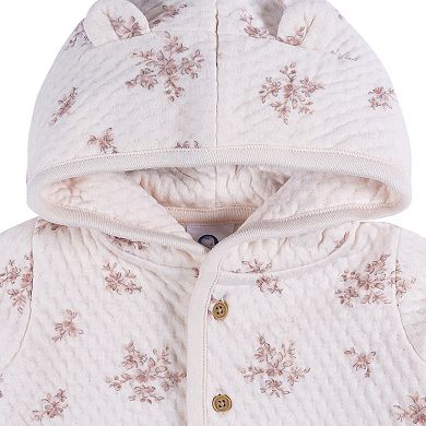 Baby Girl Just Born 2-Piece Quilted Sleep & Play Set
