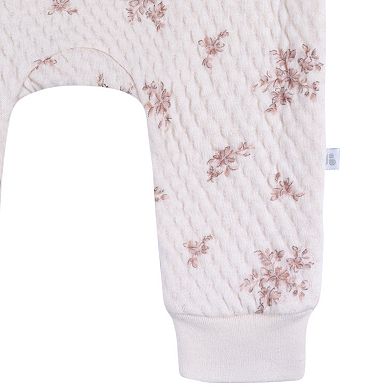 Baby Girl Just Born 2-Piece Quilted Sleep & Play Set