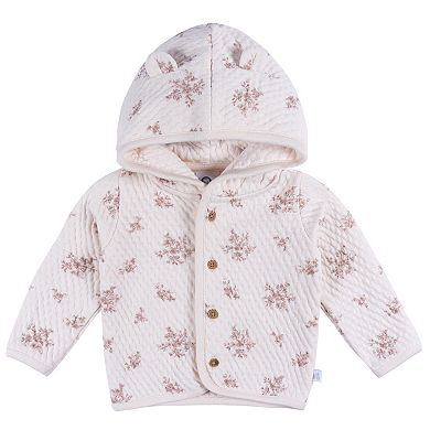 Baby Girl Just Born 2-Piece Quilted Sleep & Play Set
