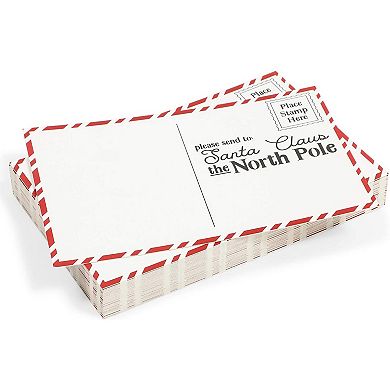 36 Pack Christmas Postcards, Letters To Santa Mailbox For Kids Coloring 4x6”