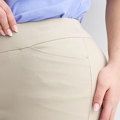 Plus Size Croft & Barrow® Effortless Stretch Skimmer Shorts
