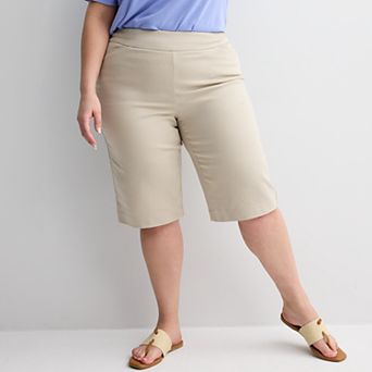 Plus Size Croft & Barrow® Effortless Stretch Skimmer Shorts