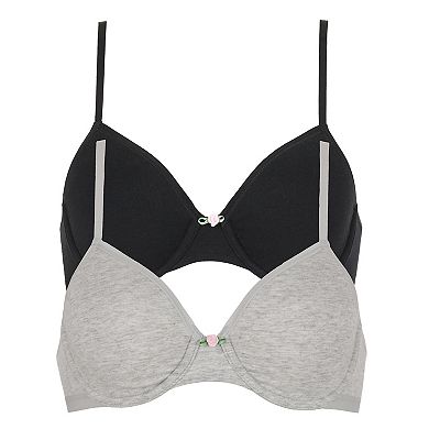 Juniors' SO® Cotton Unlined Bra SO85001P2