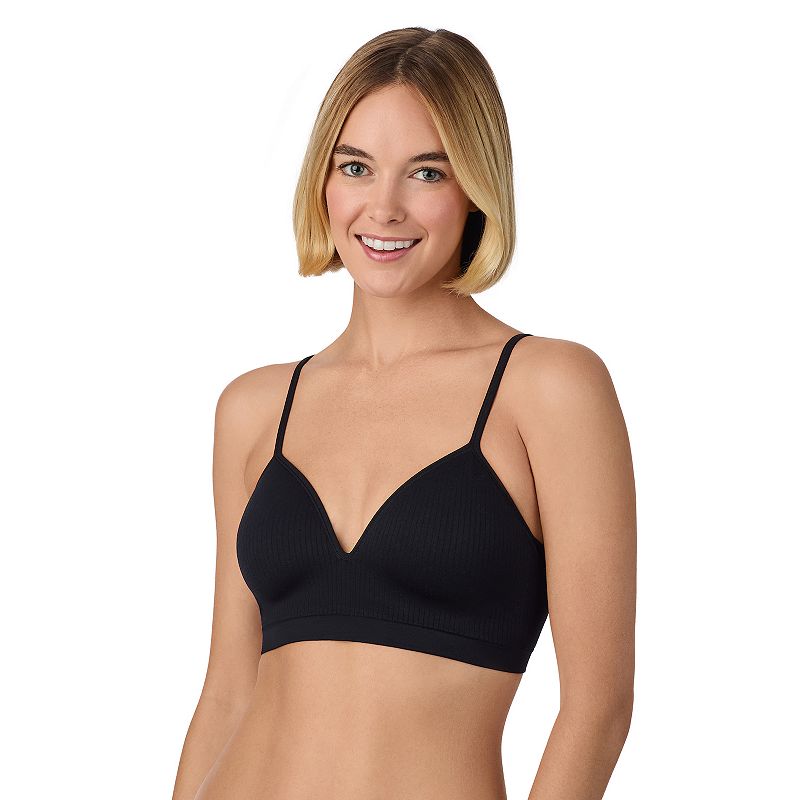 Juniors' SO® Wireless Rib Bra SO80005, Women's, Size: Small, Black