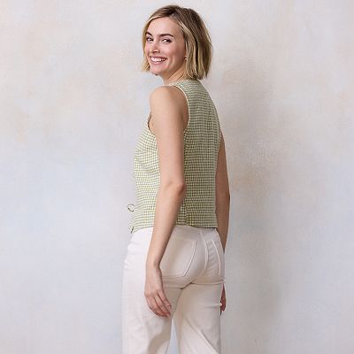Women's LC Lauren Conrad Tie Front Vest
