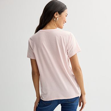 Women's Floral My Favorite People Call Me Mama Graphic Tee