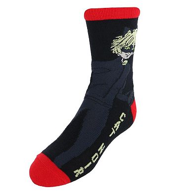 Textiel Trade Kid's Disney Miraculous Ladybug and Cat Noir Crew Socks (4 Pack)