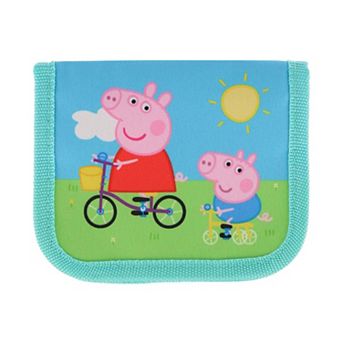 Textiel Trade Kid's Peppa Pig Hook and Loop Closure Wallet