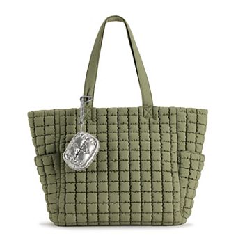 FLX Quilted Tote With Pouch