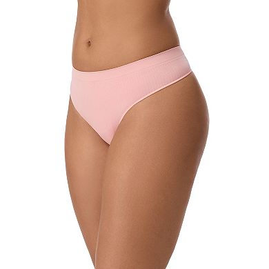 Juniors' SO® Seamless Rib Thong Panty SO70003