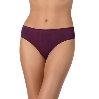 Juniors' SO® Seamless Rib Thong Panty SO70003