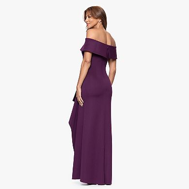 Women's X Evenings Off-the-Shoulder Ruched Maxi Dress