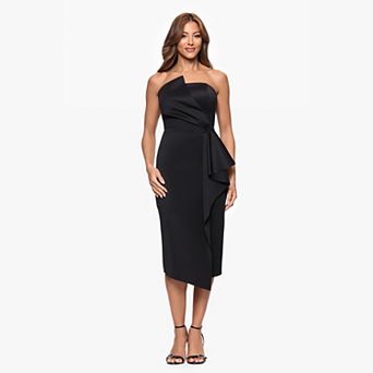 Women's X Evenings Strapless Ruffle Dress