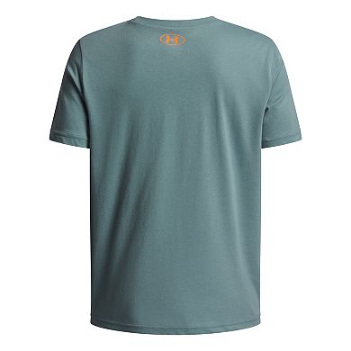 Boy 8-20 Under Armour Overlay Wordmark Short Sleeve Tee