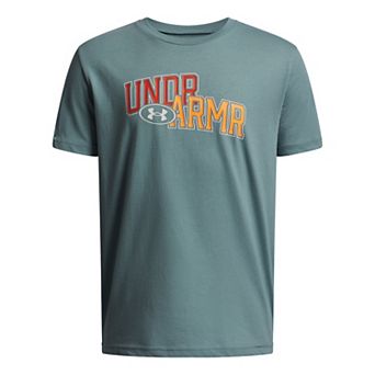 Boy 8-20 Under Armour Overlay Wordmark Short Sleeve Tee